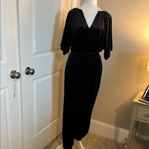 sofia Vegaria Pants - Luxurious Black Velvet Sleeve